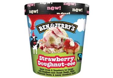 Jäätis maasika-sõõriku BEN&JERRY'S 393g