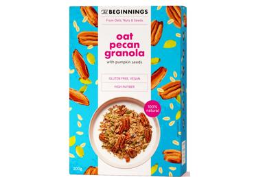 Granola pek.pähk. g/v THE BEGINNINGS200g