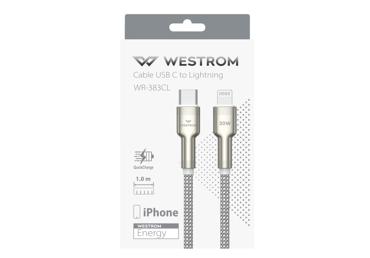Kaabel WESTROM USB-C to Lightning, 1m