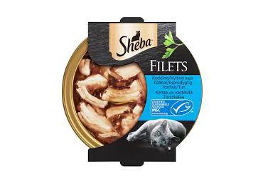 Kiisueine kanafilee/tuunikalaga SHEBA60g