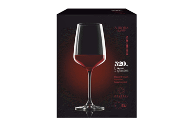 Veinipokaalid AURORA Moments 520ml 4tk - 1