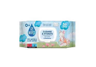 Niisked salvrät.GO WIPES Cleans&Hyd.50tk