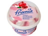 Jäätis vanilje-granaatõuna PREMIA,250g