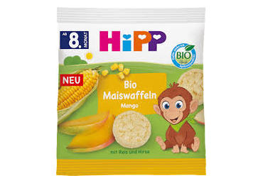 Maisivahvlid mango HIPP 23g 8k