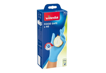 Nitriilkindad VILEDA Food Safe 40tk M/L