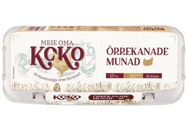 Õrrekanade munad M KOKO, 10tk
