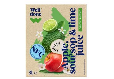 Õuna-laimi mahl WELL DONE NFC 3L