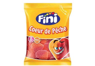 Kummikommid virsikud südamed FINI 90g