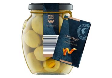 Rohelised oliivid apelsin.täid.WDP 360g