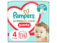 Püksmähkmed PAMPERS PC S4 9-14kg,22tk