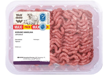 Kodune hakkliha Maxipack WELL DONE,600g