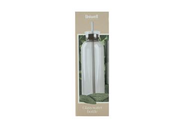 Klaasist veepudel kõrrega UNIWELL 750ml - 1
