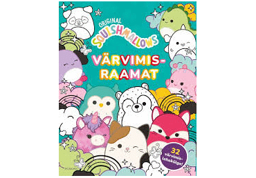 Raamat Squishmallows.Värvimisraamat