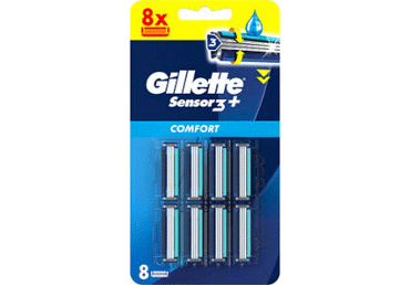 Varuterad GILLETTE Sensor3+ Comfort 8tk - 1