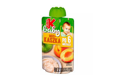 Püree KUBUŠ BABY riisipud.puuv.100g 6k