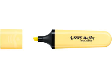 Tekstimarker BIC Pastelne kollane