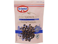 Tumeda šokolaadi nööbid küpsetamiseks DR.OETKER 100g