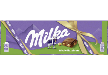 Šokolaad tervete pähklitega MILKA 250g