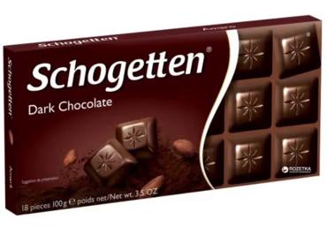Tume šokolaad SCHOGETTEN 100g