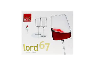 Veinipokaalid RONA Lord 670ml 6tk - 1