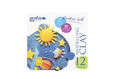Plastiliin GRAFIA PLUS 12värvi - 2