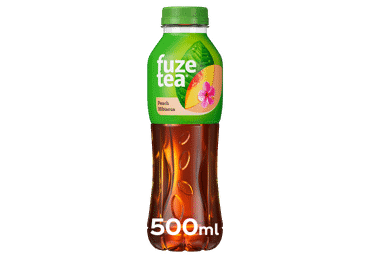 Must jäätee FUZETEA Virsiku Hibis.500ml - 1