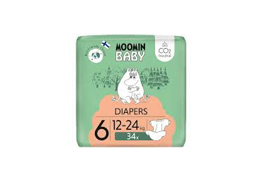 Mähkmed MOOMIN Baby Nr6 12-24kg 34tk