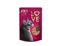 Kassisööt MY LOVE küülik-kalkun 85g