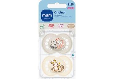 Silikoonlutt MAM Orig.Neutral 6-16k 2tk