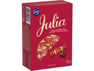 Šok.kompv. marmelaadiga Julia FAZER 150g
