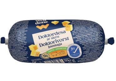 Doktori keeduvorst juust. WELL DONE,300g