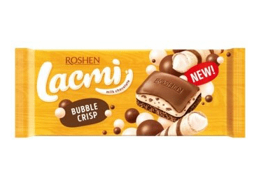 Piimašok.Lacmi Bubble Crisp ROSHEN 85g