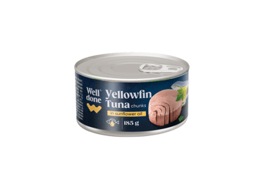 Tuunikala tükid päevalilleõlis WD, 185g