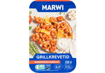 Grillkrevetid vahemere.marin. MARWI 250g