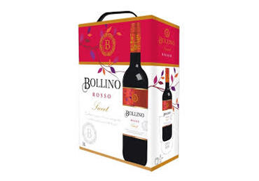 Aromat.puuviljavein BOLLINO Rosso 3L BIB