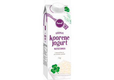 Koorene jogurt FARMI 5%maitsestamata 1kg