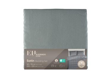 Satiinvoodipesu kmpl 200x220/2x50x70cm