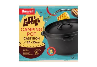 Malmpott kaanega UNIWELL 24x10cm - 1