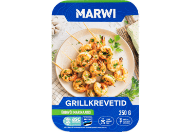 Grillkrevetid ürdivõi marin. MARWI 250g
