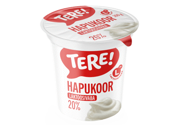  Hapukoor TERE 20% lak.vaba, 300g tops