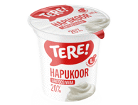 Hapukoor TERE 20% lak.vaba, 300g tops