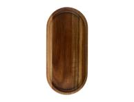 Ovaal.puidust kandik UNIWELL Acacia 25cm