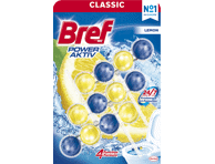 WC-poti värskend.BREF PowAkt Lemon,3x50g