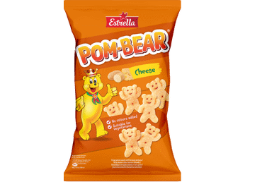 Kar.snäkk juustum.Pom-Bear ESTRELLA 65g