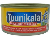 Tuunikala purust.tükid õlis,EO 185g