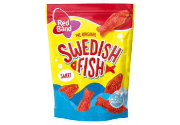 Kummikommid kalad RED BAND 100g