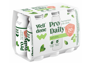 Jogurtijook WELL DONE naturaalne, 6x100g