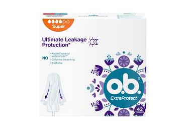 Tampoonid O.B. Extra Protect Super 42tk