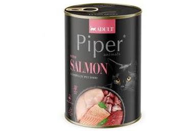 Kassi märgtoit PIPER lõhega 400g