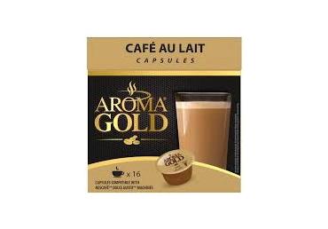 Kohvikaps.AROMA GOLD Cafe Au Lait 16x10g